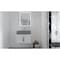 Castello Usa Nile 24-inch White Vanity Set with Gray Top and Chrome Handles CB-MC-24W-CHR-2053-GR - alternate 6